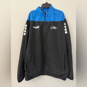 Capelli Rush Soccer Men's Blue  Lightweight Jacket Size XL A933